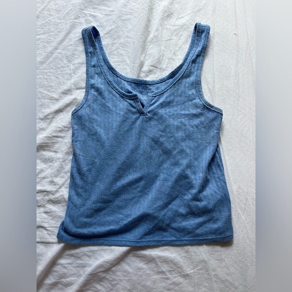 Blue American Eagle top
